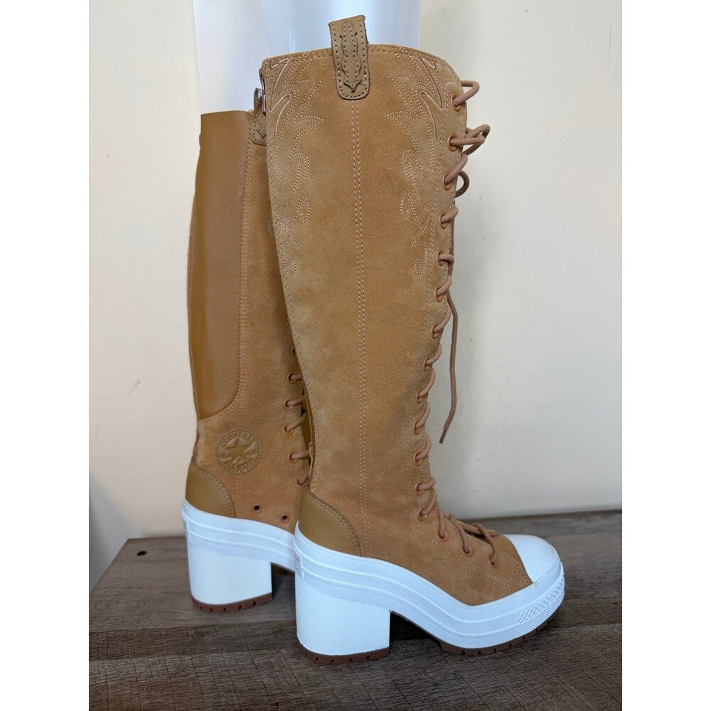 NEW Converse Chuck 70 De Luxe Heel XXHi Platform Western Size 5.5 boots knee - Picture 2 of 11